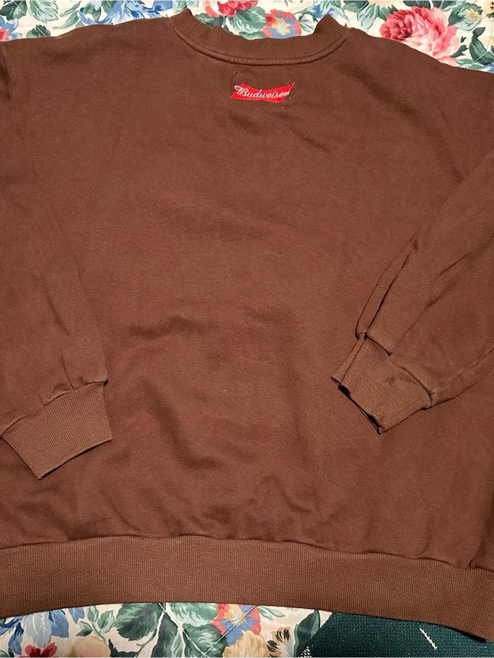 Budweiser Brown Crewneck with White Logo - Picture 5 of 6